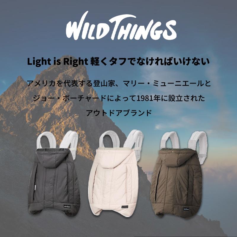 ベビーホッパー × WILDTHINGS モンスターパーカー防寒ケープ カーキ