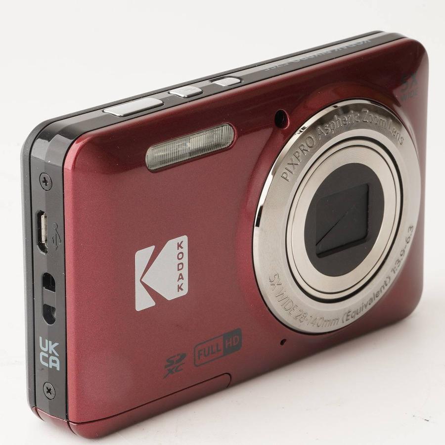 Kodak（コダック） Kodak PIXPRO FZ55 レッド 赤 ボルドー