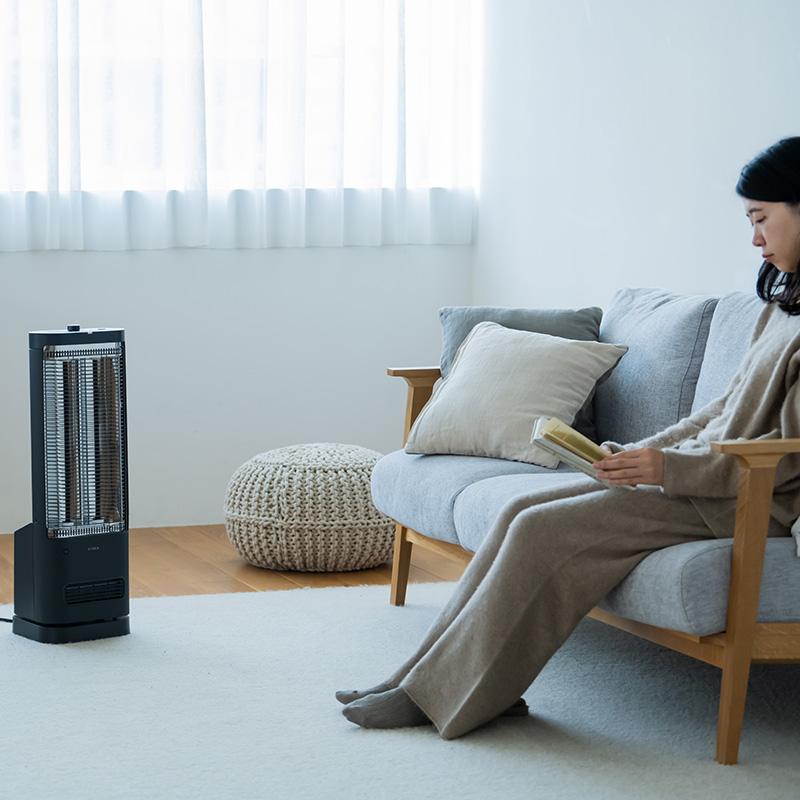 暖房器具 速暖 足元ヒーター 遠赤外線ヒーター コンパクト タイマー