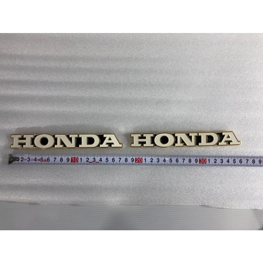PMC ￥送料一律￥ ホンダ タンク エンブレム 左右セット 金 ゴールド