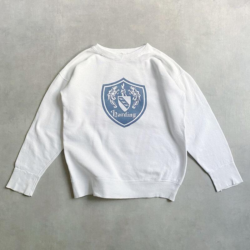 50's VINTAGE Penneys Sweat Shirts /WHITE 50年代 ヴィンテージ