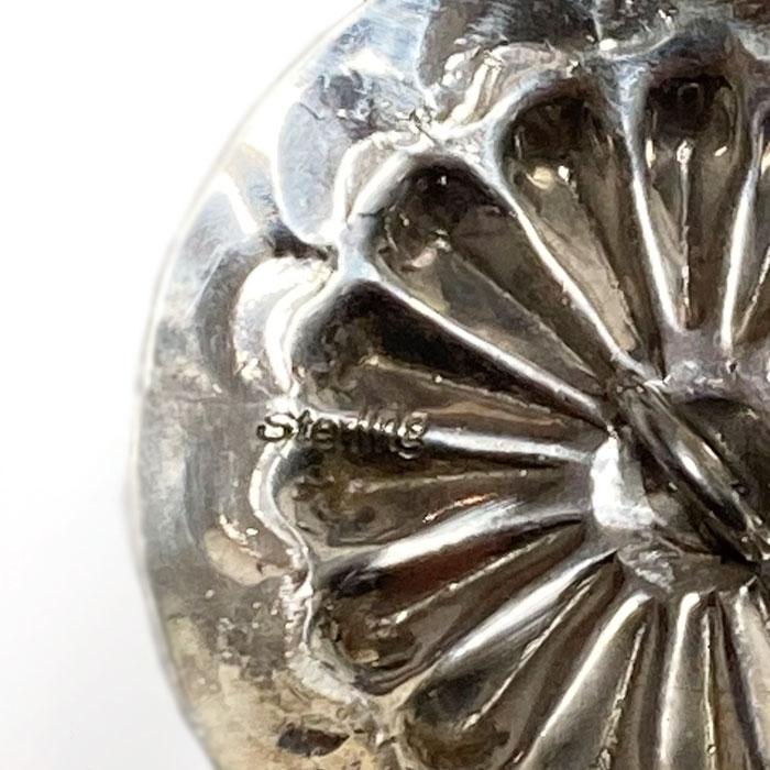 ナバホ コンチョ　髪留め Navajo Silver Concho Hair Tie ヘアゴム ナバホ族 コンチョNavajo