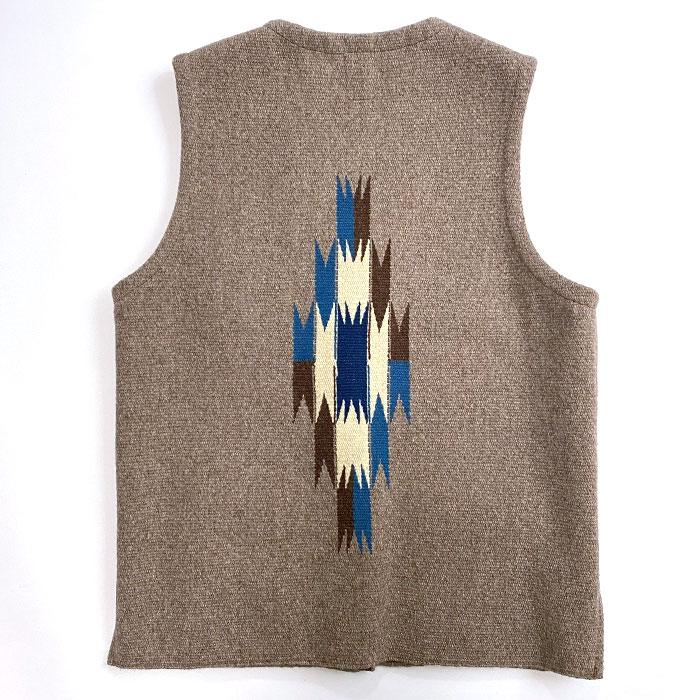 オルテガ チマヨ ラグ ベスト BROWN/S ORTEGA'S WOMEN'S CHIMAYO