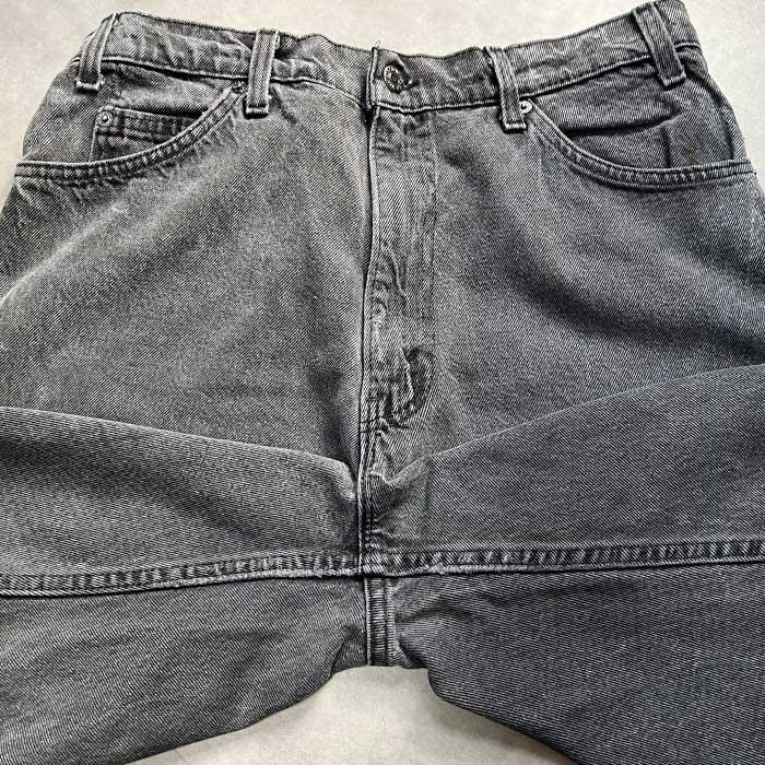 90's Levi's 550 BLACK JEANS TAB MADE IN USA W36L32 リーバイス