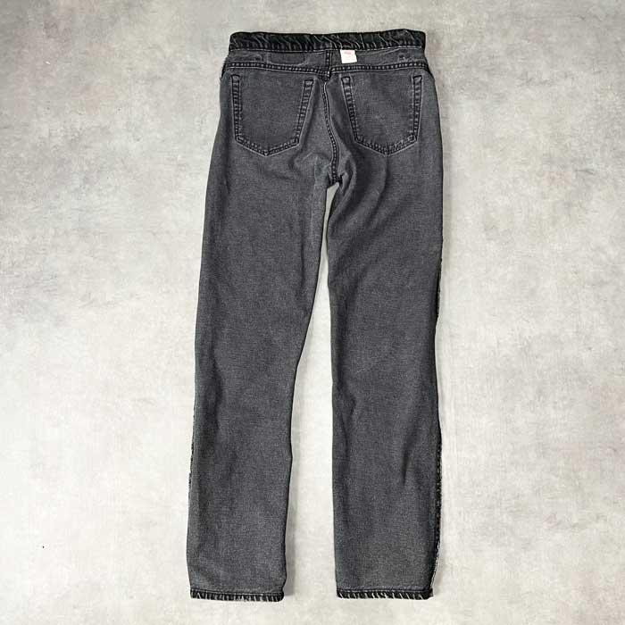 90's Levi's 505 PIECE-DYEING BLACK JEANS MADE IN USA W34L34