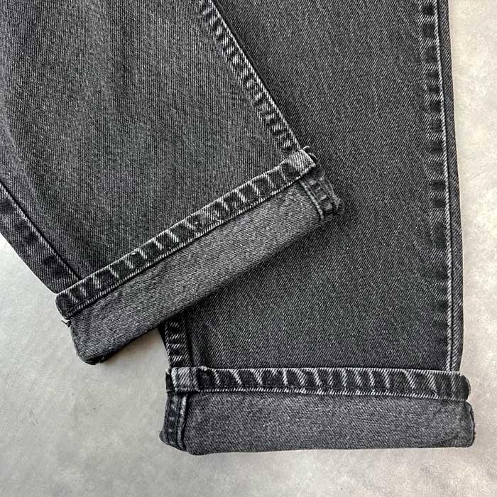 90's Levi's 505 PIECE-DYEING BLACK JEANS MADE IN USA W34L34