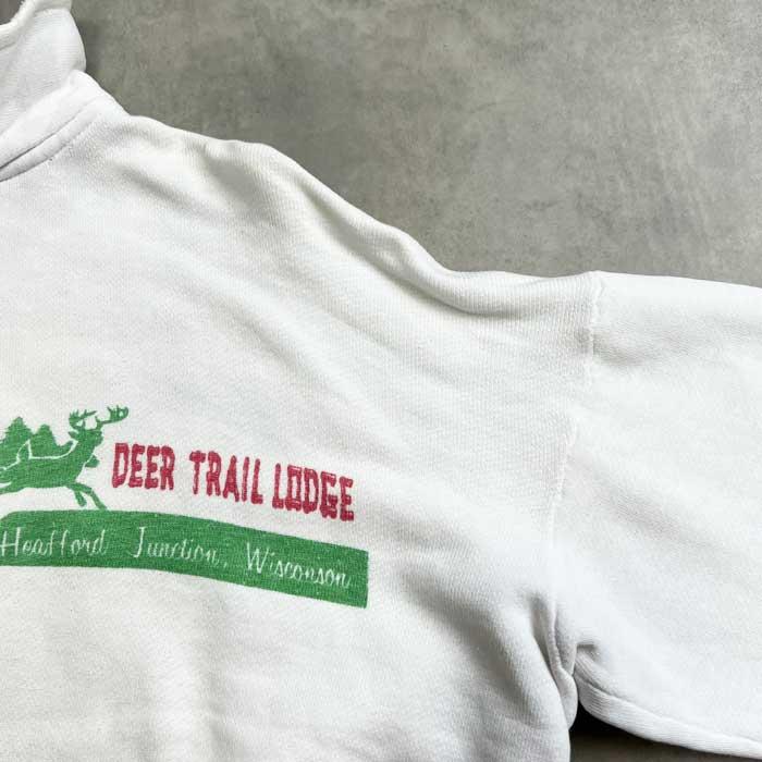 60's VINTAGE Half Zip Sweat Shirts /WHITE 60年代 ヴィンテージ