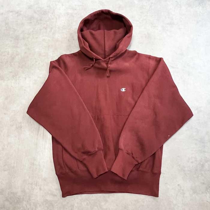 90's Champion Reverse Weave Parka BURGUNDY/M Made in USA
