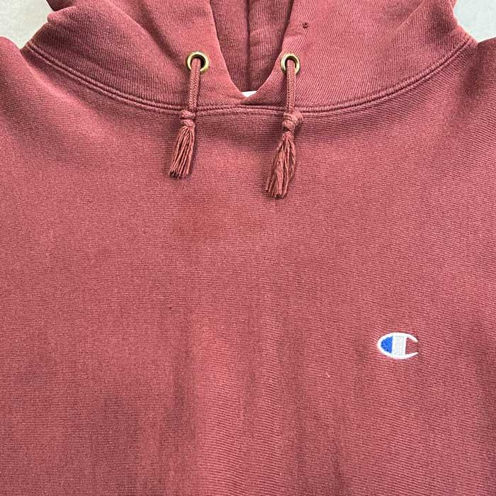 90's Champion Reverse Weave Parka BURGUNDY/M Made in USA