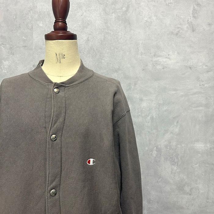 90's Champion Reverse Weave Snap Botton Made in USA L/GRAY 90年代