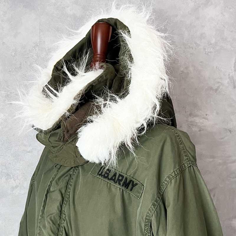70'S U.S ARMY M-65 Fish Tail Parka Full Set Aluminum Zipper XS 70