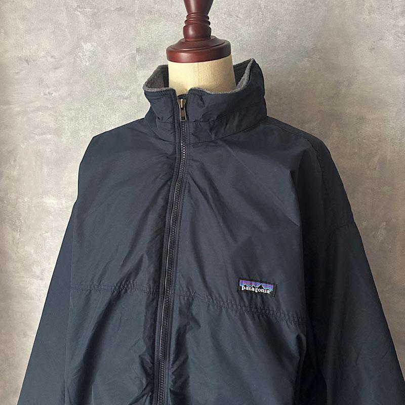 00'S PATAGONIA Shelled Synchilla Jacket L/NAVY 00年代 パタゴニア