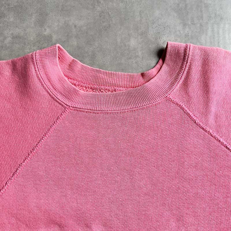 60'S Vintage Short Sleeve Sweat Shirts PINK 60年代 ヴィンテージ