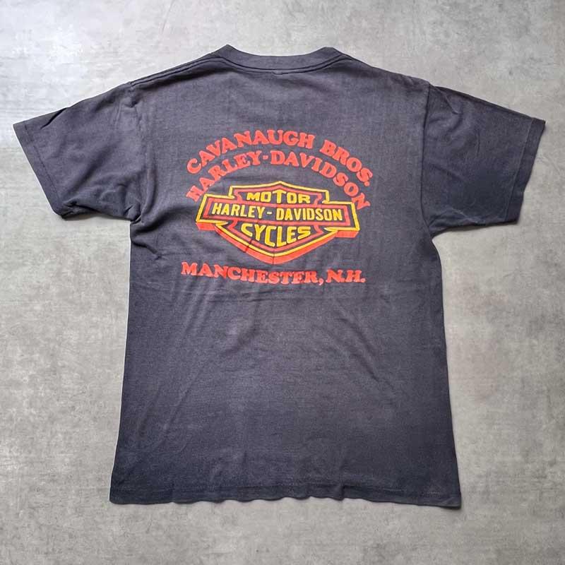 80'S HARLEY DAVIDSON Vintage T-Shirts BLACK/M 80年代 ハーレー