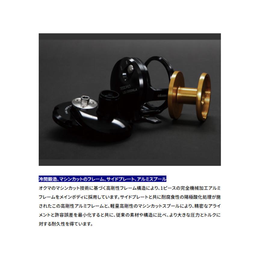 オクマ テソロ 2000LDJ 新品 OKUMA TESORO 2000LDJ レバードラグリール