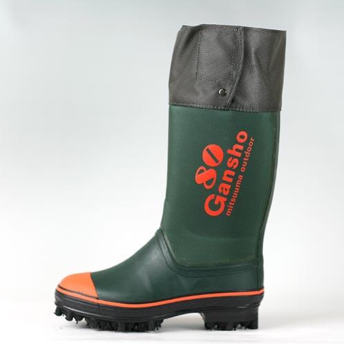 長靴 スパイク ミツウマ 岩礁80型NS ノンスリップソール 日本製