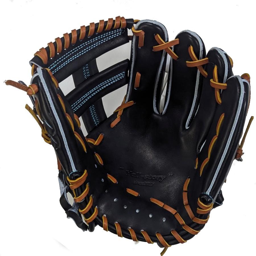 YellStory 硬式グローブ エールストーリー ブラック×タン キップレザー