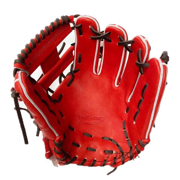 YellStory エールストーリー 硬式グローブ 内野手用 3B052 レッド