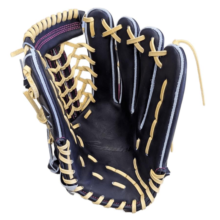 ジェニュイン 硬式グローブ ソフトボールグローブ 外野手用グローブ 右