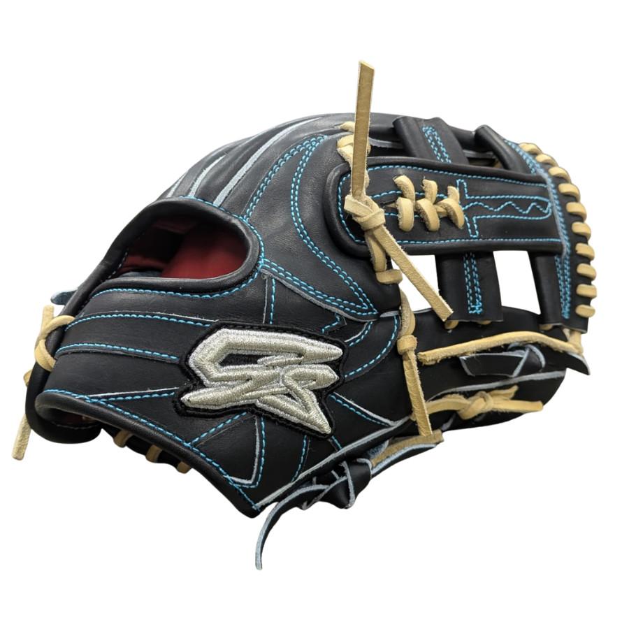 GSグローブ 硬式グローブ 内野手 サムライ型 ブラック セカンド
