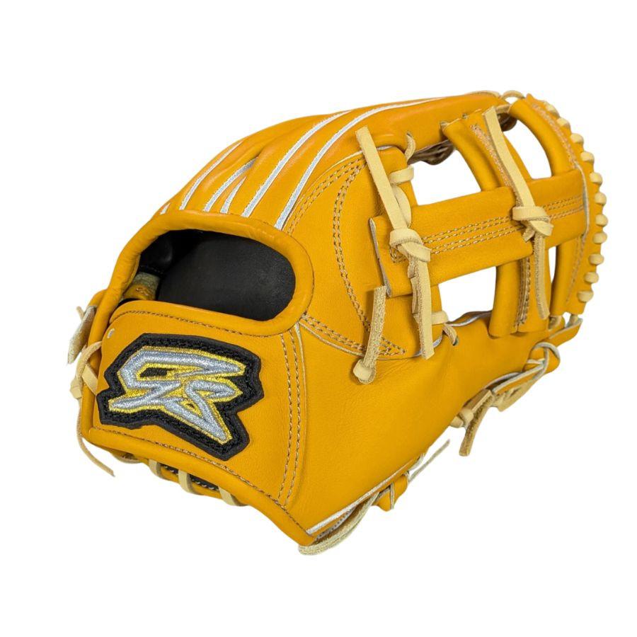 GSグローブ 硬式グローブ 内野手 当て挟み改 オレンジ セカンド