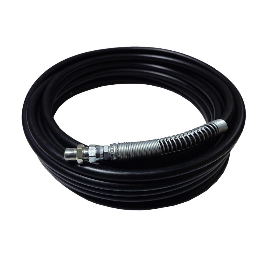 高圧洗浄機ホース 洗車機ホース 10M 肉厚仕様ホース外径17.3mm 口金