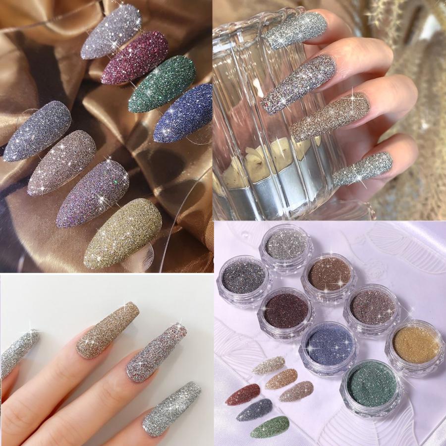 ジェルネイル クリスタルダイヤモンドパウダー デコレーション カラー