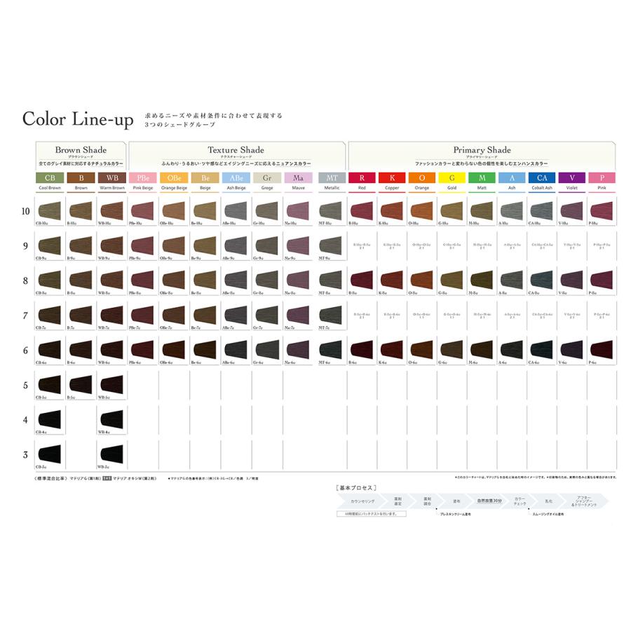 MATERIA（LebeL） 白髪染め ルベル マテリアG CB (クールブラウン系