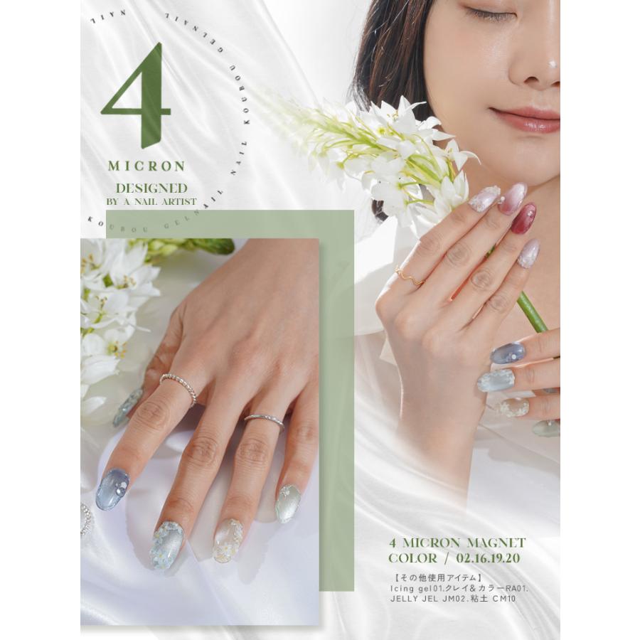 全20色セット 4ミクロン 超微粒 マグネットネイル 5ミクロンを超える