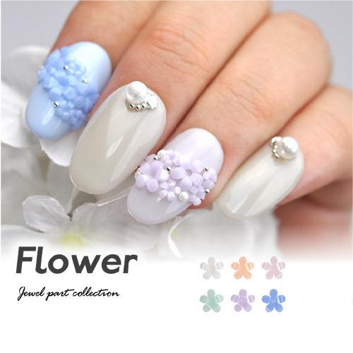 フラワー てんこ盛りセット パステルカラー 3Dネイル ジェルネイル