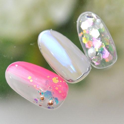 ラメ8色セット ラメとホロを混ぜてそのまま使えるセットを作りました