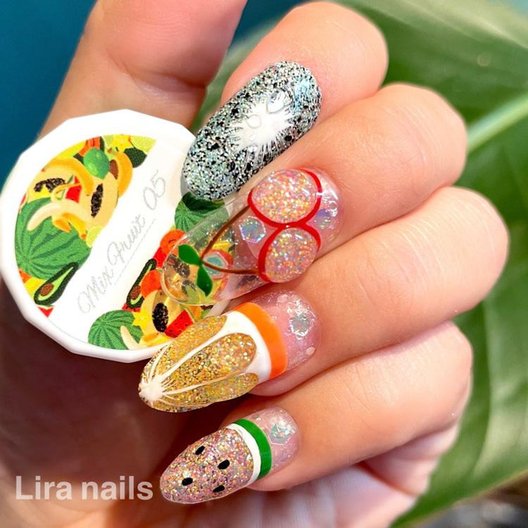 全6色セット】Select color ミックスフルーツ つぶつぶがかわいい