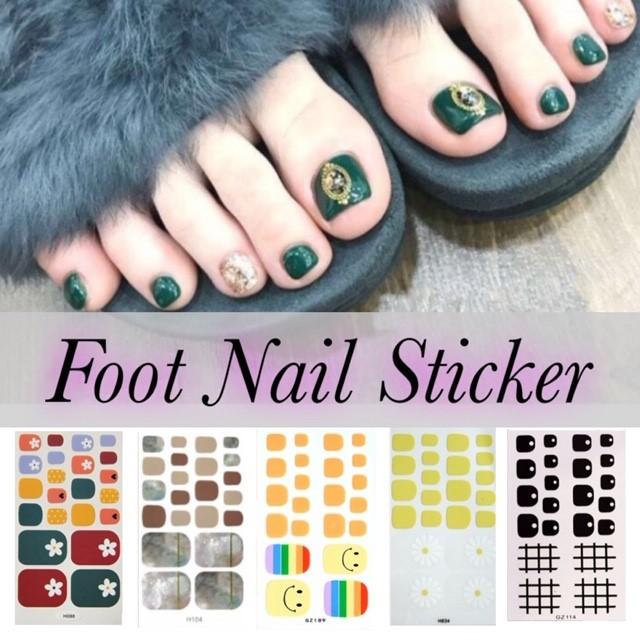 貼るだけ♪フットネイルステッカー フットネイル ジェルネイル フット