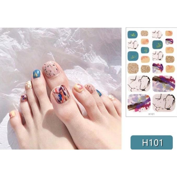 貼るだけ♪フットネイルステッカー フットネイル ジェルネイル フット