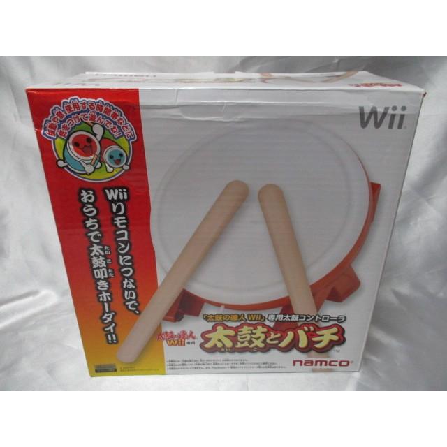 太鼓の達人 Wii ウィー 専用太鼓コントローラ タタコン 太鼓とバチ 箱