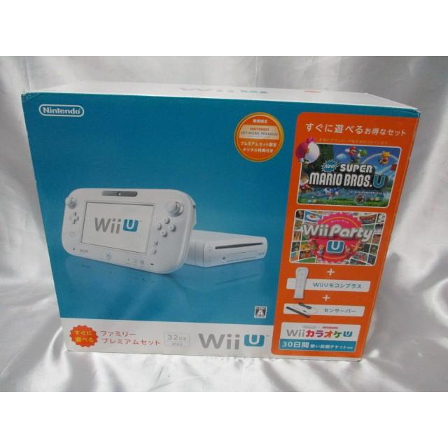 Wii U 本体 32GB すぐに遊べるファミリープレミアムセット 白or黒 選択