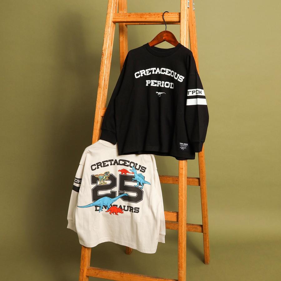 BREEZE（ブリーズ） キッズ Tシャツ ロンT 恐竜博物館 長袖 服 子供