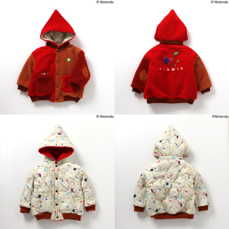 BREEZE（ブリーズ） ピクミン アウター キッズ ボア 男の子 女の子