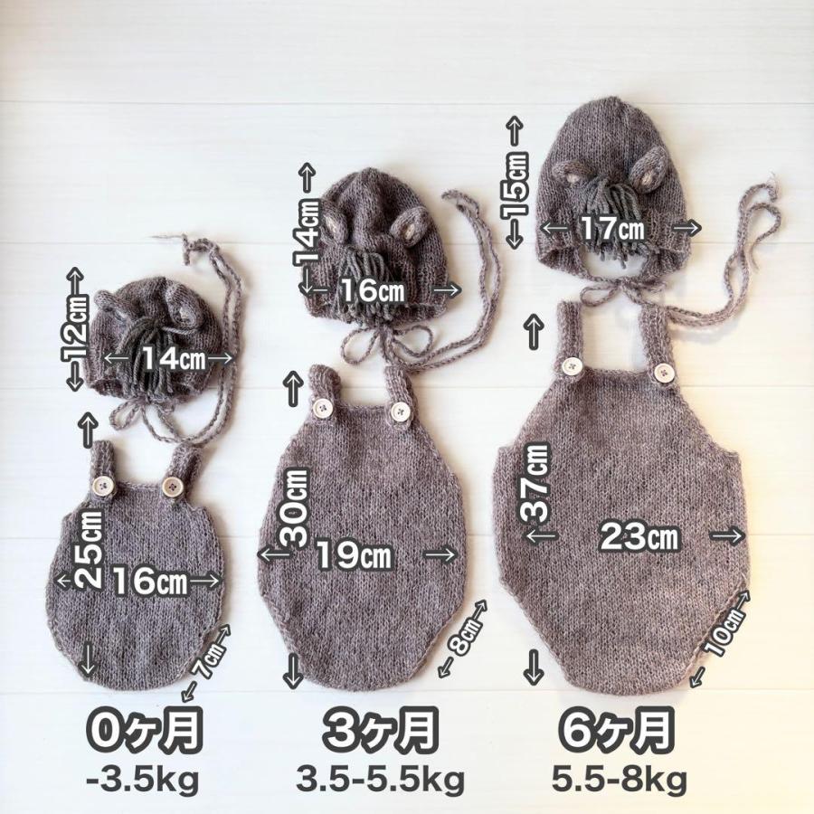 手編み風かごセット【馬】♪ニューボーンフォト撮影衣装 小道具 干支