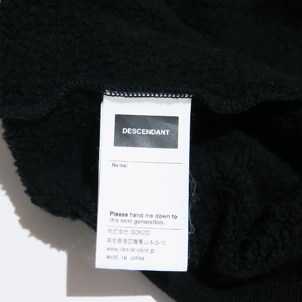 DESCENDANT ディセンダント 21AW HORIZON CREW NECK SWEATSHIRT