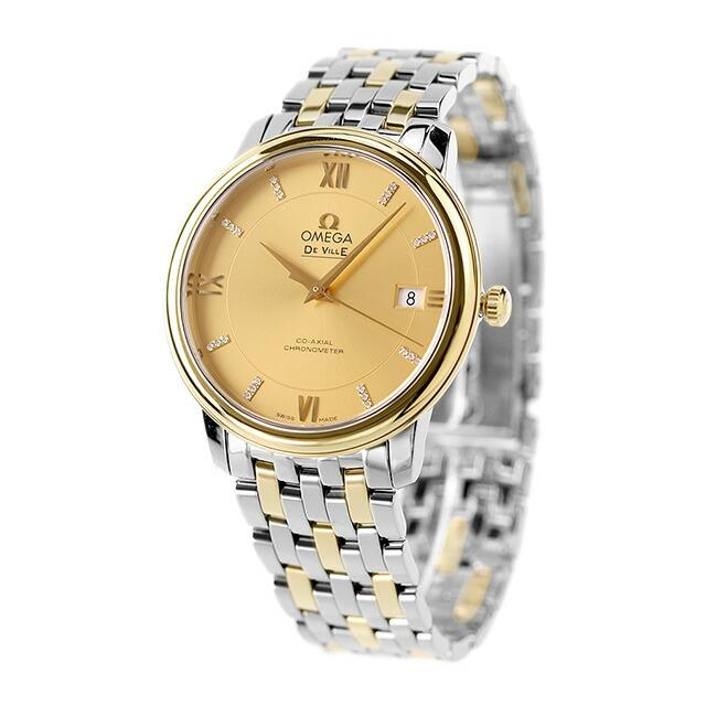 DE VILLE オメガ デビル 37mm 自動巻き K18 機械式 腕時計 ブランド