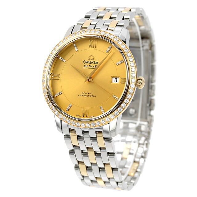 DE VILLE オメガ デビル プレステージ 37mm 自動巻き K18 機械式