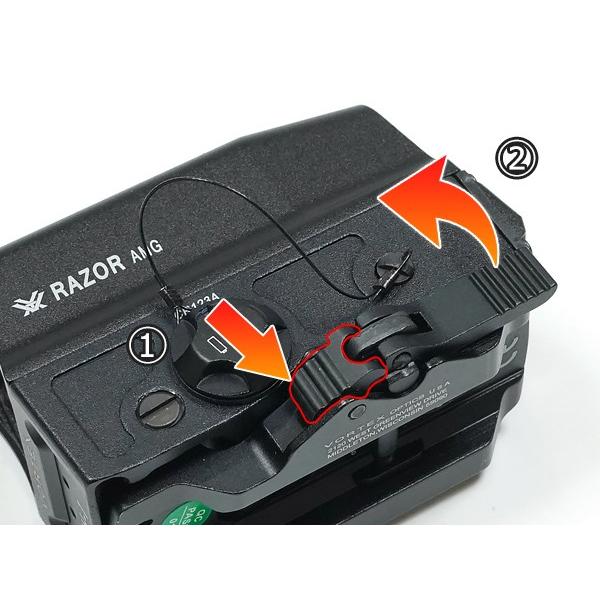 UH-1 ドットサイト VORTEX OPTICSタイプ AMG ホロサイト レプリカ BK