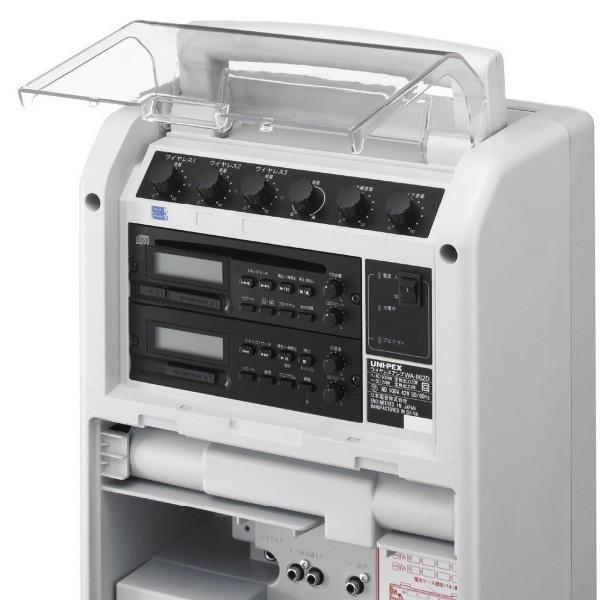 SD録音再生・CDに対応したワイヤレスアンプ・防水ハンドマイク2本