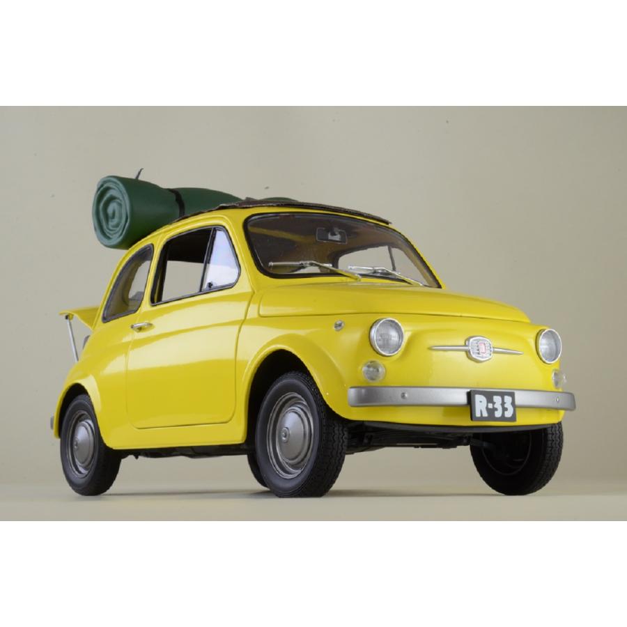 ルパン三世 カリオストロの城 FIAT 500 1/12 ダイキャスト製塗装済み