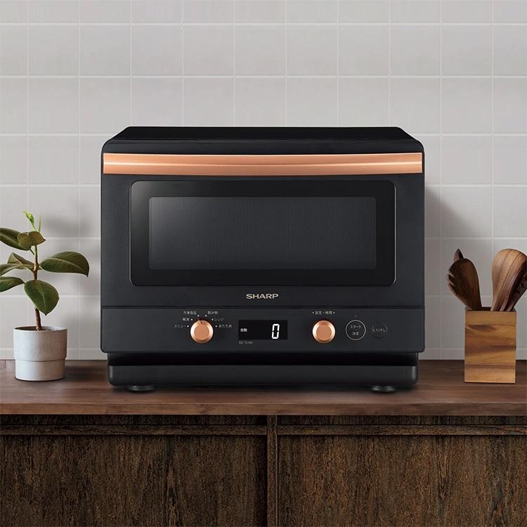SHARP（シャープ） 単機能レンジ RE-TD184-B ブラック 18L ワイド