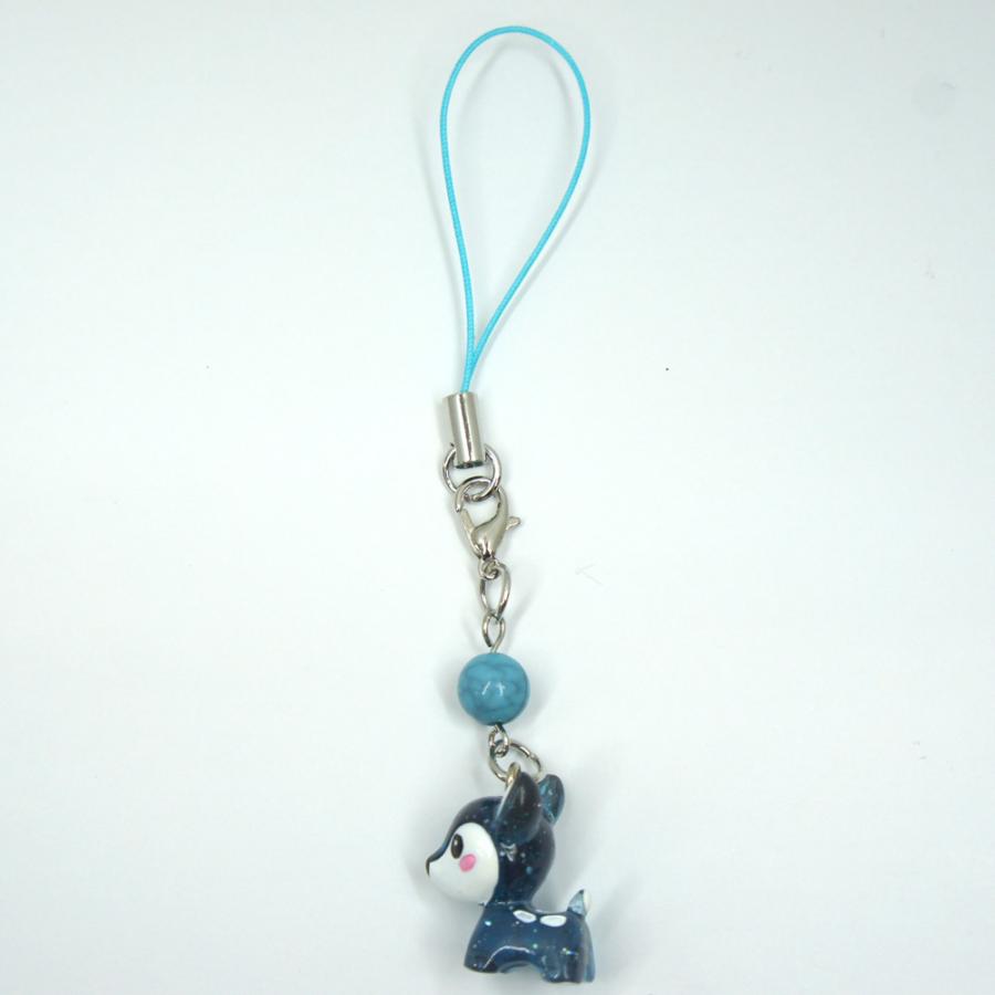 奈良みやげ】幸せバンビちゃん ラッキーストーンストラップ 12月