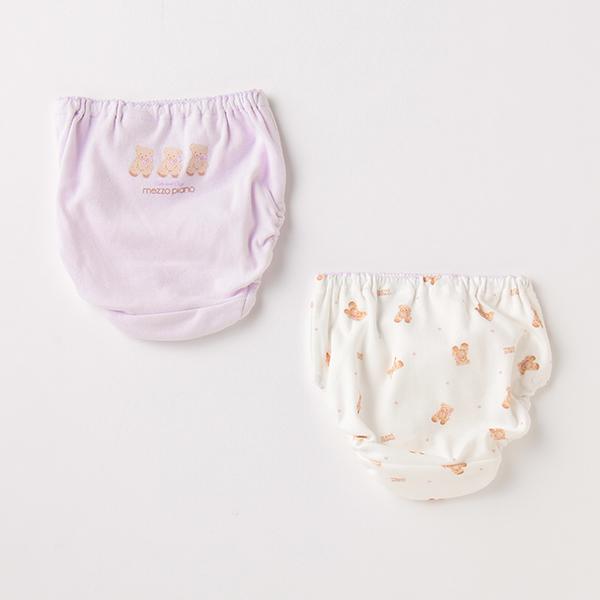 mezzo piano メゾピアノ(mezzo piano)【抗菌防臭】クマ柄・スウィーツ