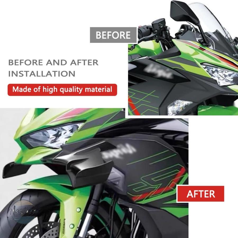 並行輸入品 バイク スポイラー サイドスポイラー 固定 zx-4r zx-4rr zx