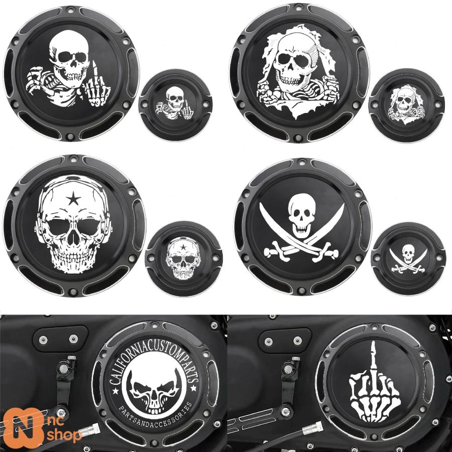 並行輸入品】 バイク 6 穴 ダービー カバー タイマー タイミング